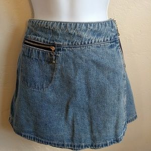 Vintage Skort Outlaw Jeans Shorts skirt USA Made